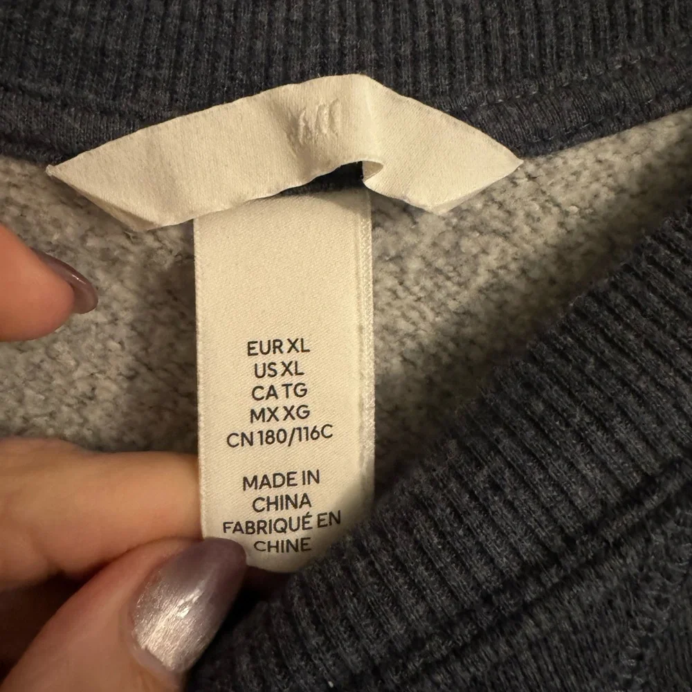 Women's Blue Sweatshirt - Picture 2 of 5